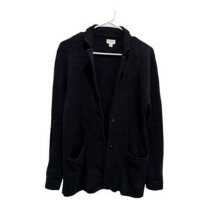 J.Crew Factory Sweater Blazer Black Size S